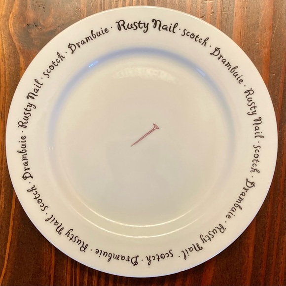 Pottery Barn Bar Lingo Plate Set - Picture 7 of 11